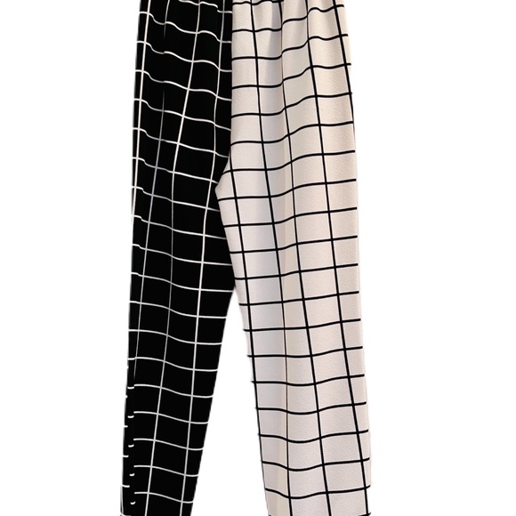 ♥️SOLD♥️SHEIN Girls Two Tone Butterfly Embroidery Top & Grid Pants Set - Picture 10 of 12